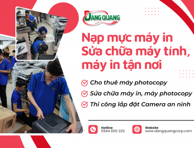 Nạp Mực 5 Phút - Bản In Chuẩn 100%: Cam Kết Chỉ Có Tại Đặng Quang